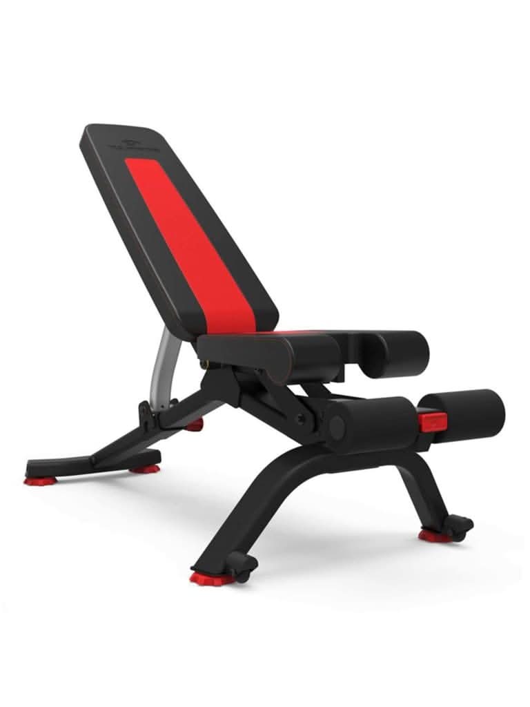 Bowflex, 5.1S Stowable Bench, Red & Black
