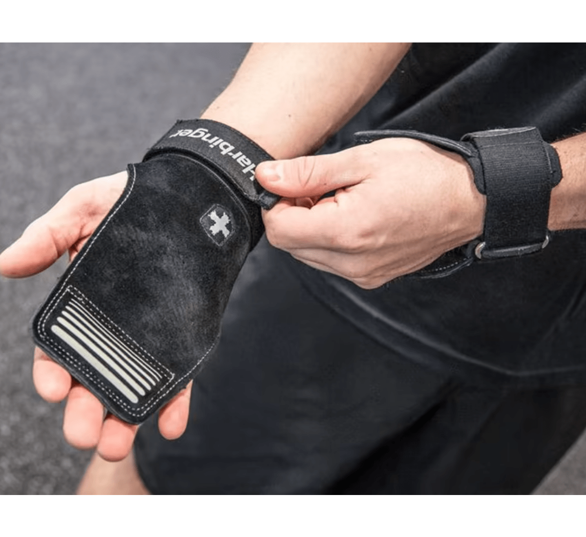 Harbinger Lifting Grips, Black