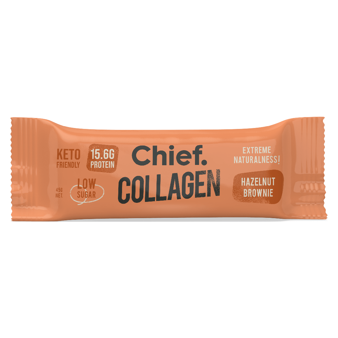 MeFitPro Hazelnut Brownie Chief Collagen Protein Bars (12 Bars)