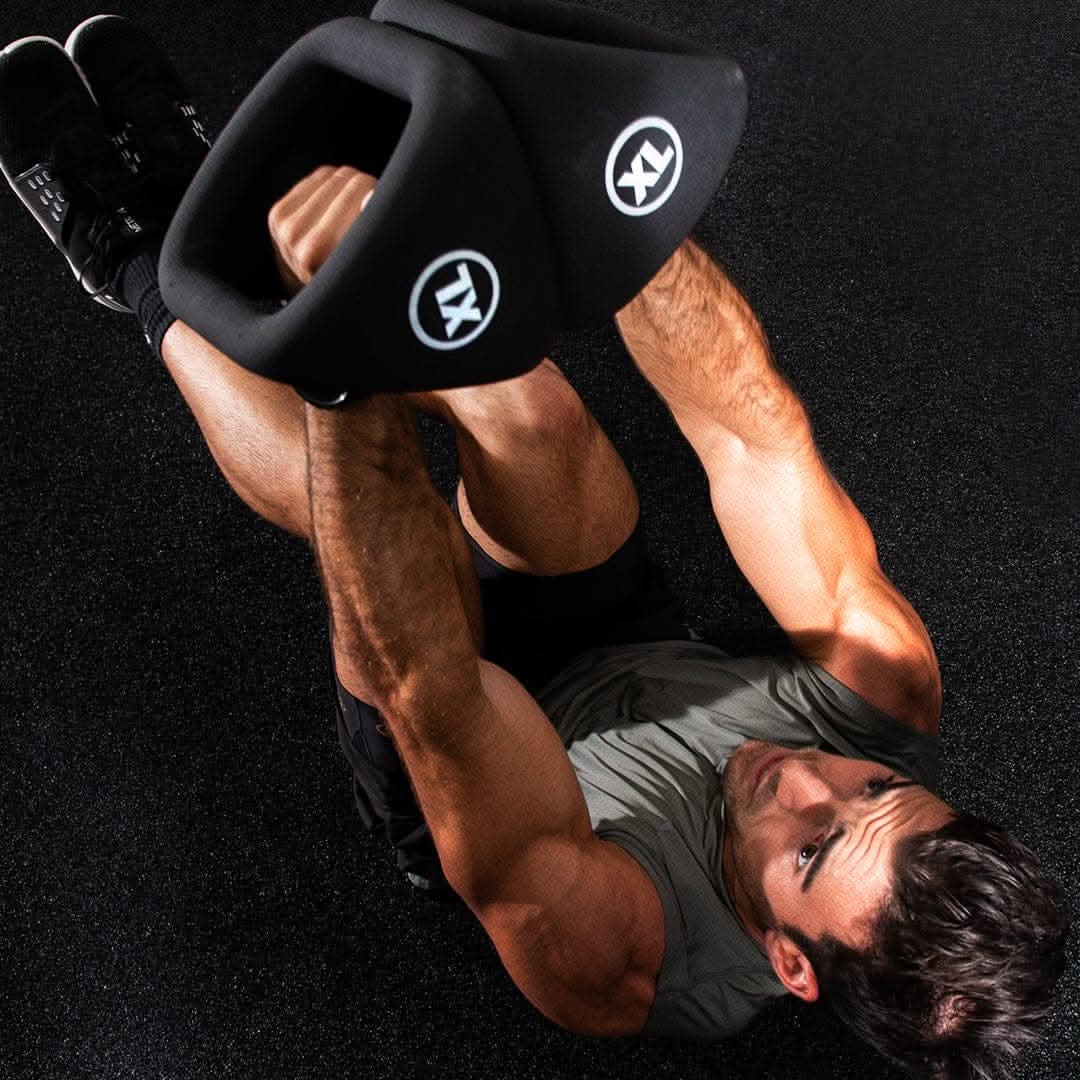 YBelleo 4-in-1 Weight Set, Kettlebell, Dumbbell, Double Grip Med Ball & Push-Up Stand