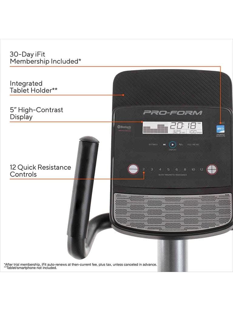 ProForm Sport E2.0 Rear Drive Smart Elliptical, Compatible with iFIT Personal Training