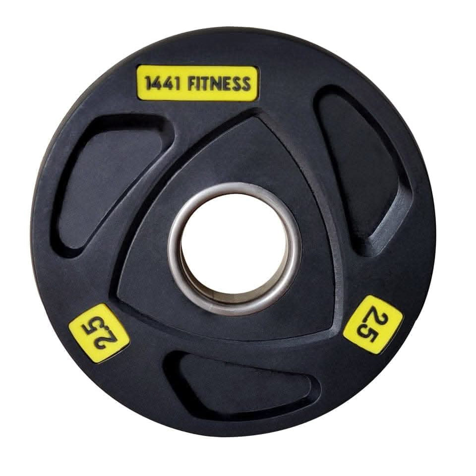 1441 Fitness Tri Grip Color PU Olympic Plates 2.5 Kg to 20 Kg - 1 Year Warranty 2.5 KG