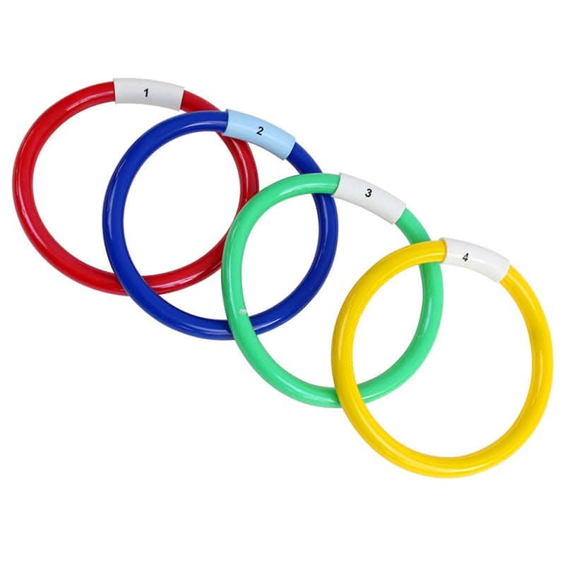 DS Sinker PVC Dive Rings (Set of 4)
