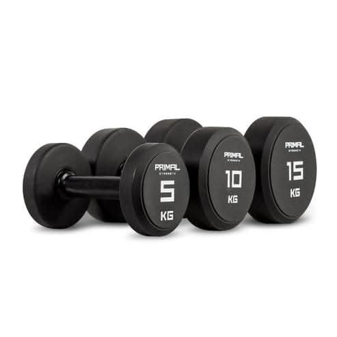Combo, York, Urethane Dumbbell Set 2.5Kg-25Kg, Black