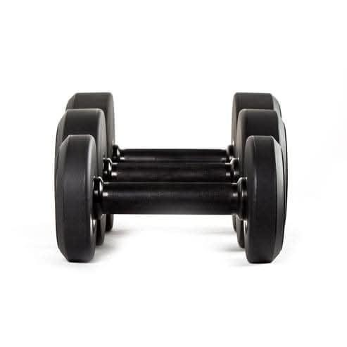 Combo, York, Urethane Dumbbell Set 2.5Kg-25Kg, Black