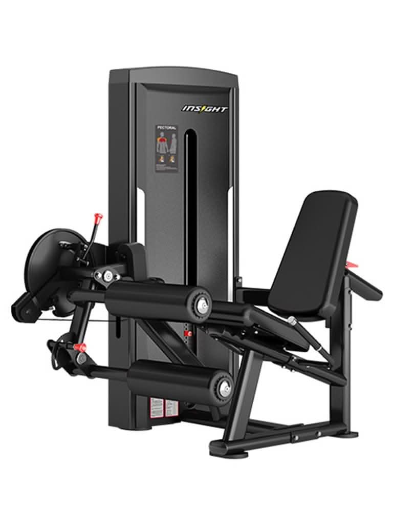 Insight Fitness Leg Curl & Extension Machine SA025 – Black | Leg Workout Gym Equipment