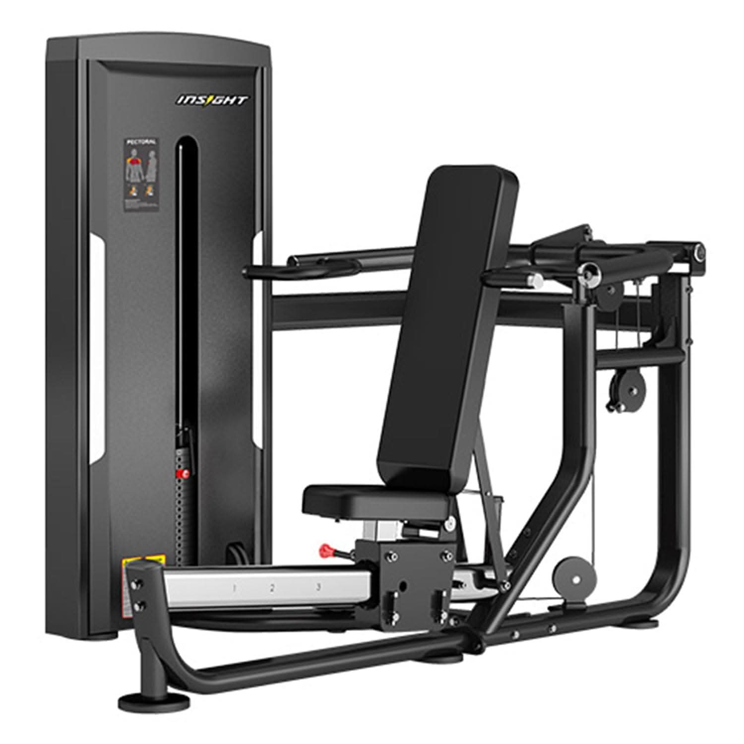 Insight Fitness Multi Press Machine SA029D – Black | Chest & Shoulder Workout Machine