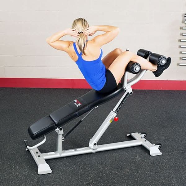 Body Solid SAB500 Pro Clubline Ab Bench – Commercial Adjustable Core Trainer