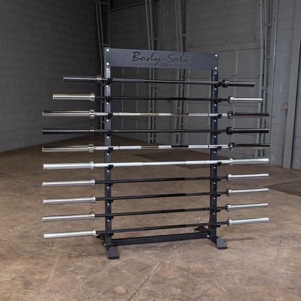 Body Solid SBS100 Horizontal Bar Rack – 10-Bar Olympic Storage Stand