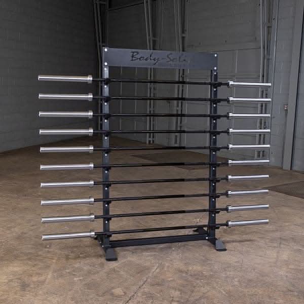 Body Solid SBS100 Horizontal Bar Rack – 10-Bar Olympic Storage Stand