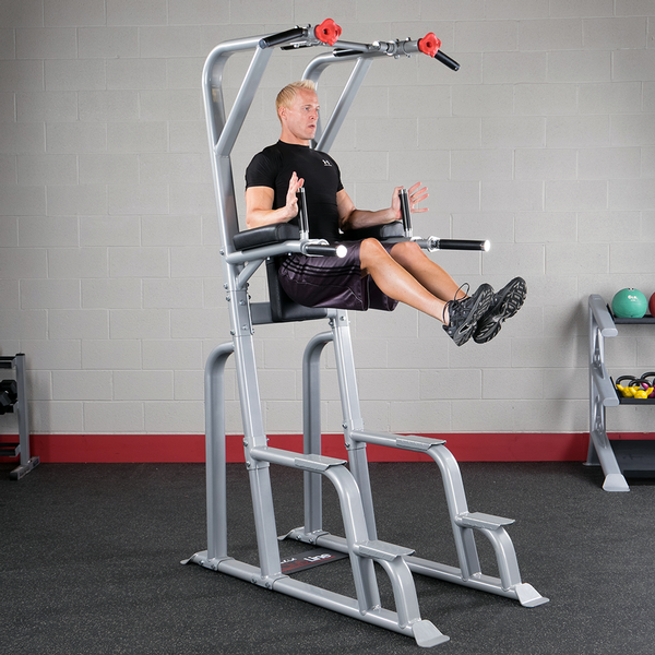 Body-Solid SVKR1000 Pro Club Vertical Knee Raise | Core & Upper Body Strength Equipment