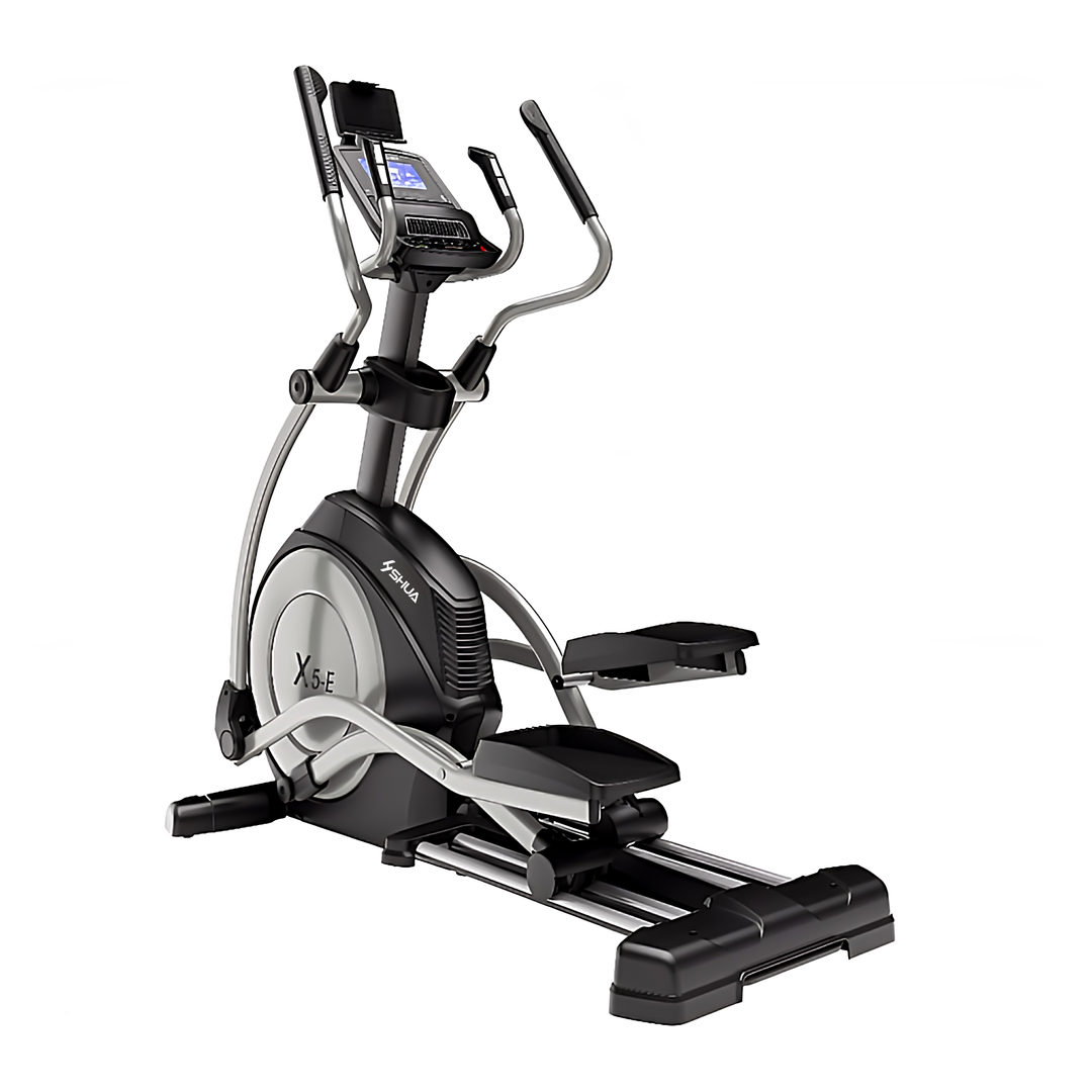 SHUA, Semi Commercial Elliptical SH-B6500E, Silver Gray , Black