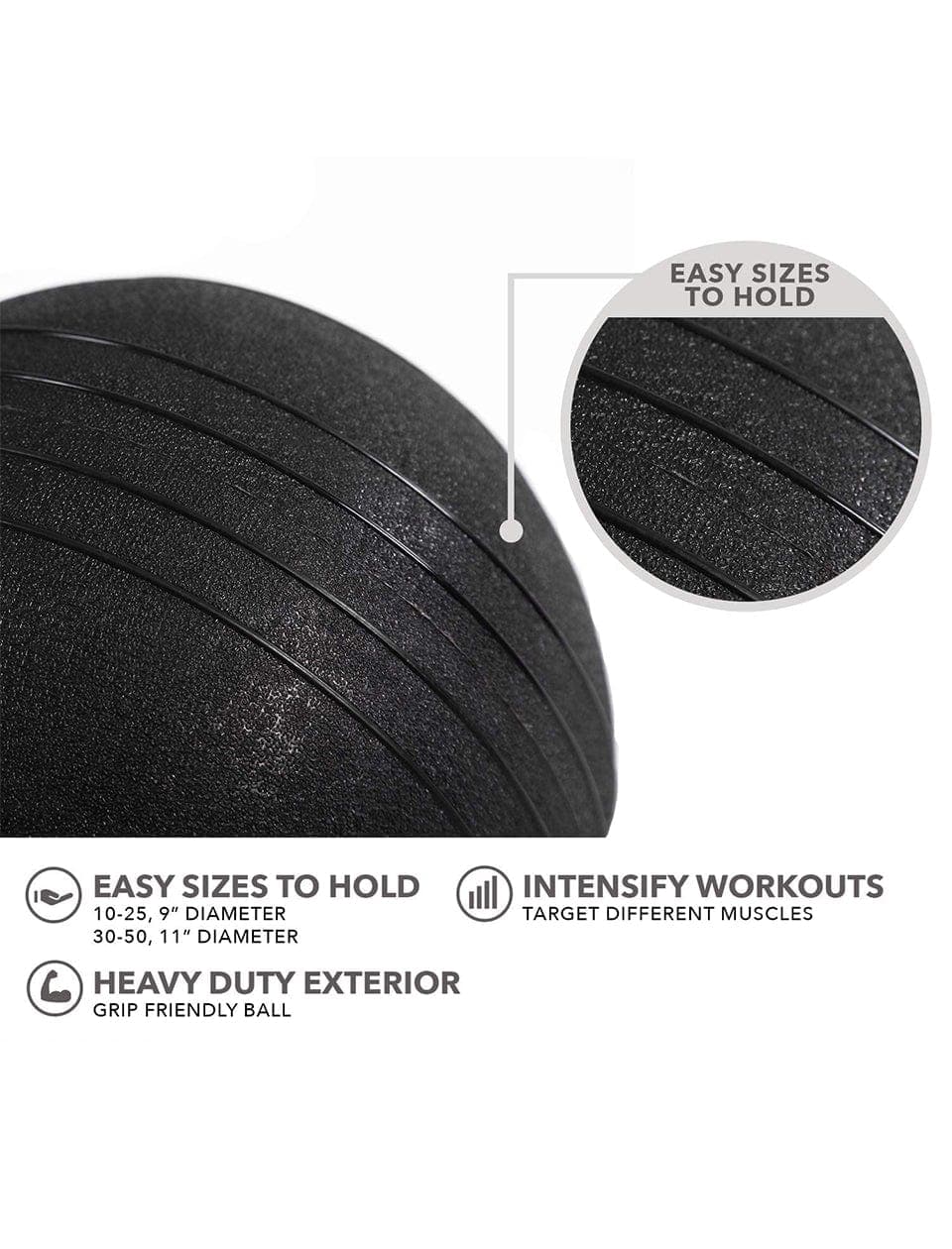 1441 Fitness Pro Grip Slam Ball - (2 to 20 KG)