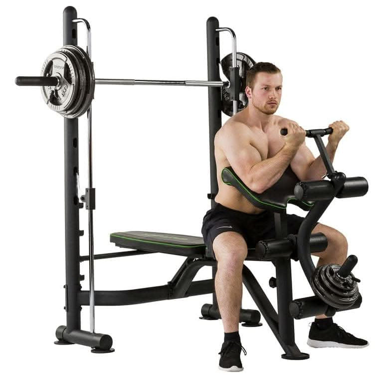 Tunturi SM60 Half Smith Machine – Compact Home Gym Strength Trainer (Black)
