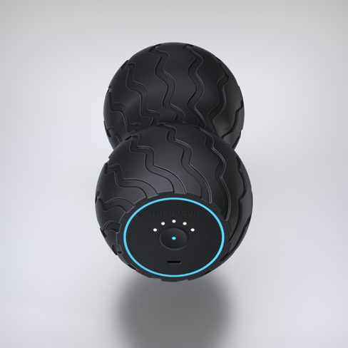 Theragun, Wave Duo, Vibrating Roller Massage Ball, Black