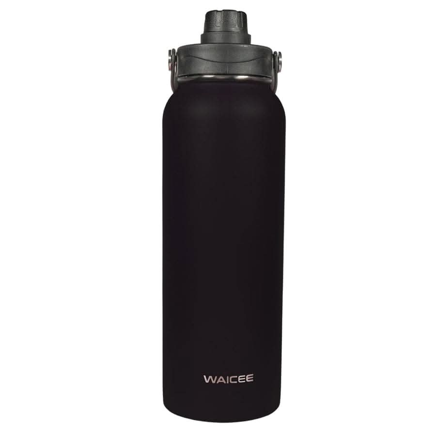 Waicee Onyx Black Reusable Bottle