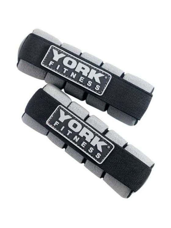 York, Fitness Soft Grips 2 X 0.5 Kg, 60246 Purple/Black