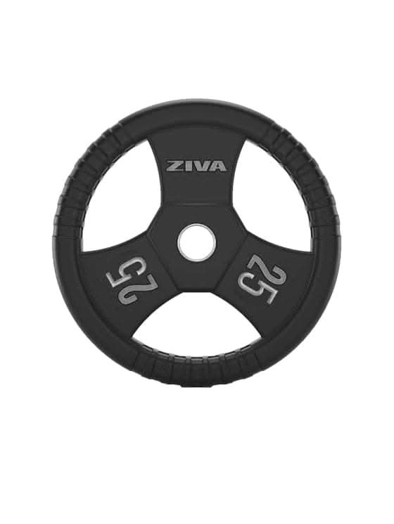 Ziva Performance Rubber Grip Olympic Disc 25.00 KG