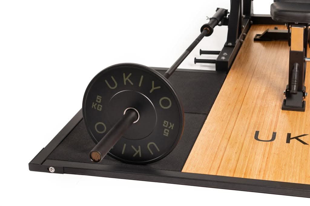 Combo Ukiyo Sensei Set (Squat Rack with Bench, 6 Kg - 16 Kg Dumbbells with Rack, 150 Kg Barbell Set, Barbell Pad, Elastic Band & Suspension Trainer)