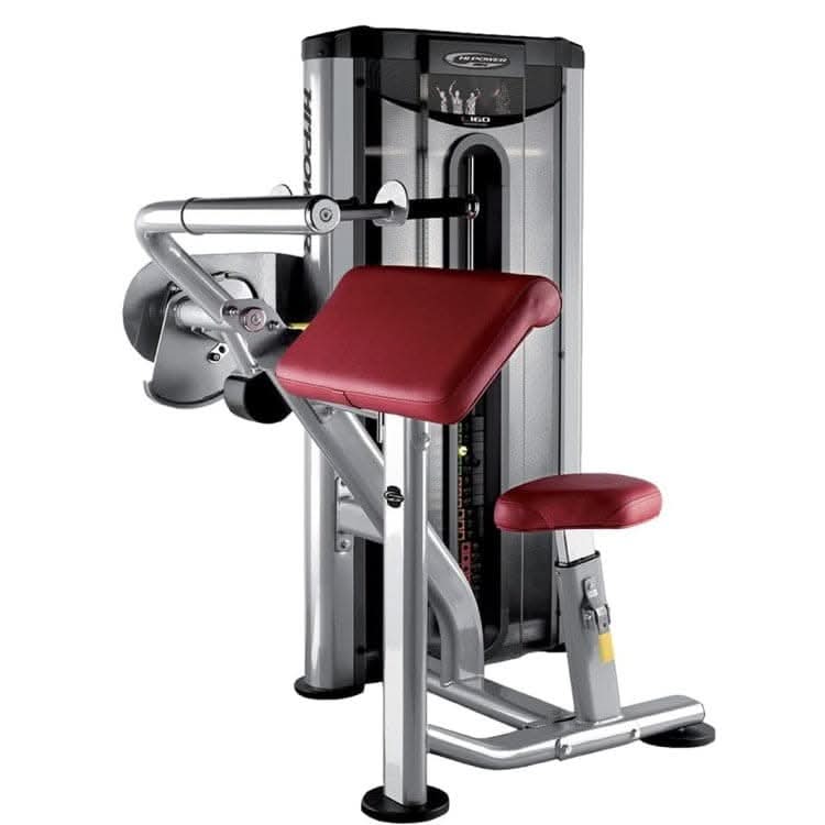 BH Fitness Horizontal Triceps Extension L160 – Silver | Arm Strength Training Machine