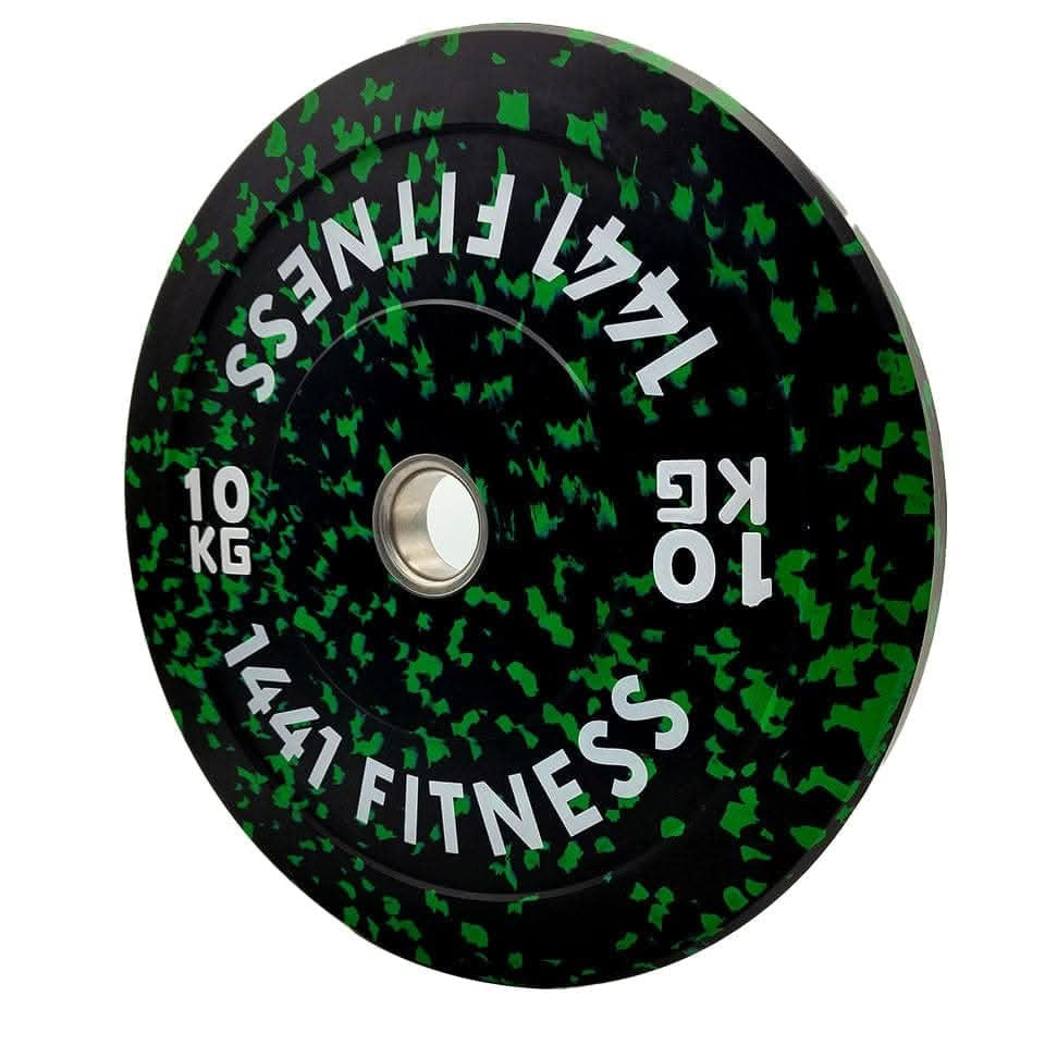 1441 Fitness Colored Camouflage Bumper Plates - 5 Kg to 25 Kg