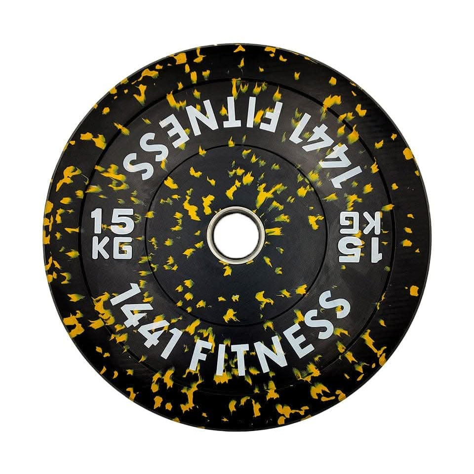 1441 Fitness Colored Camouflage Bumper Plates - 5 Kg to 25 Kg 15 KG