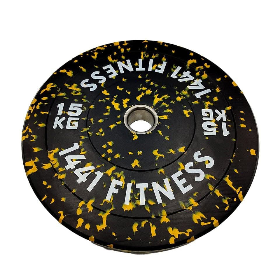 1441 Fitness Colored Camouflage Bumper Plates - 5 Kg to 25 Kg