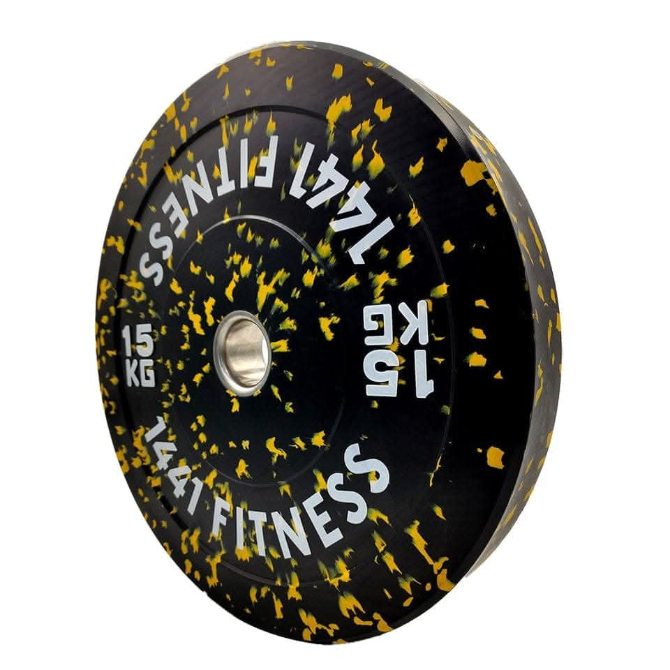 1441 Fitness Colored Camouflage Bumper Plates - 5 Kg to 25 Kg