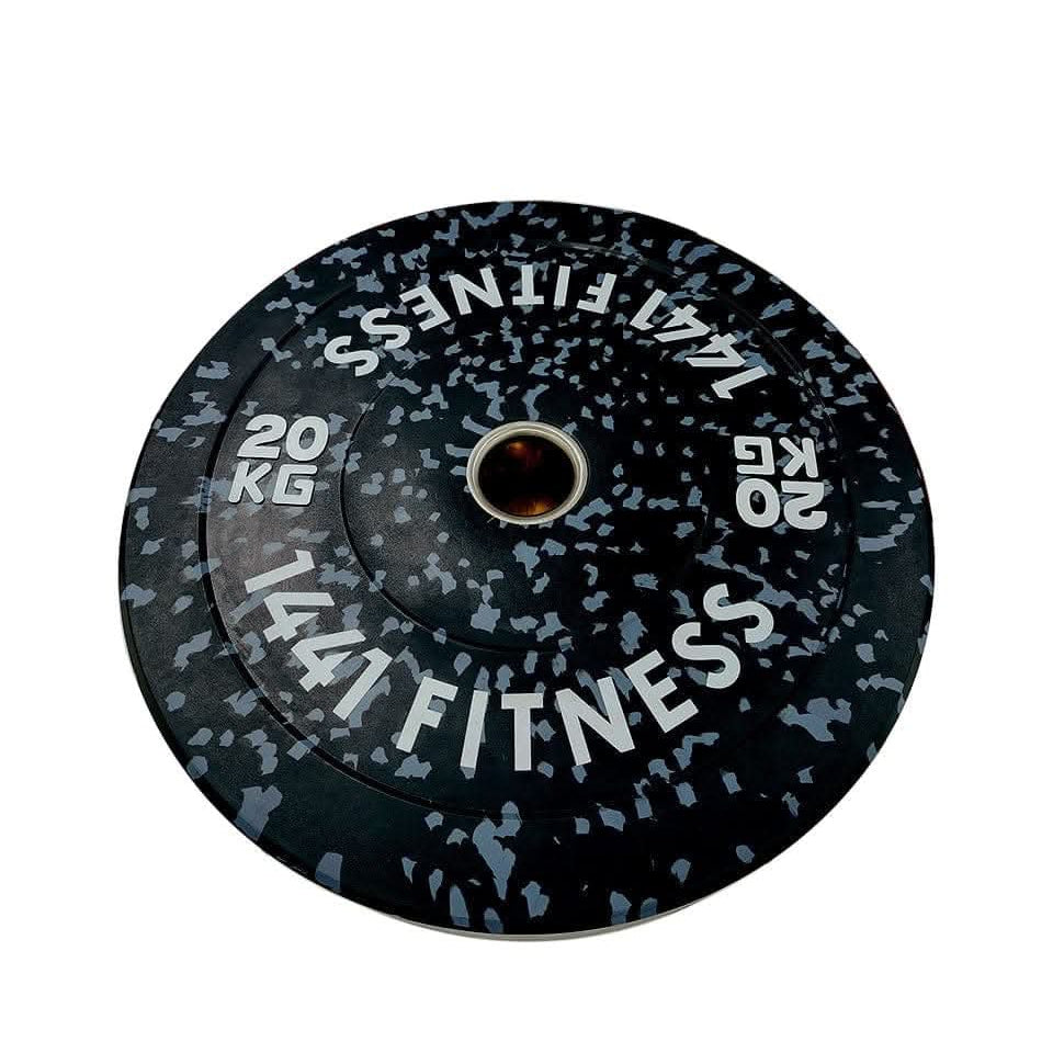 1441 Fitness Colored Camouflage Bumper Plates - 5 Kg to 25 Kg