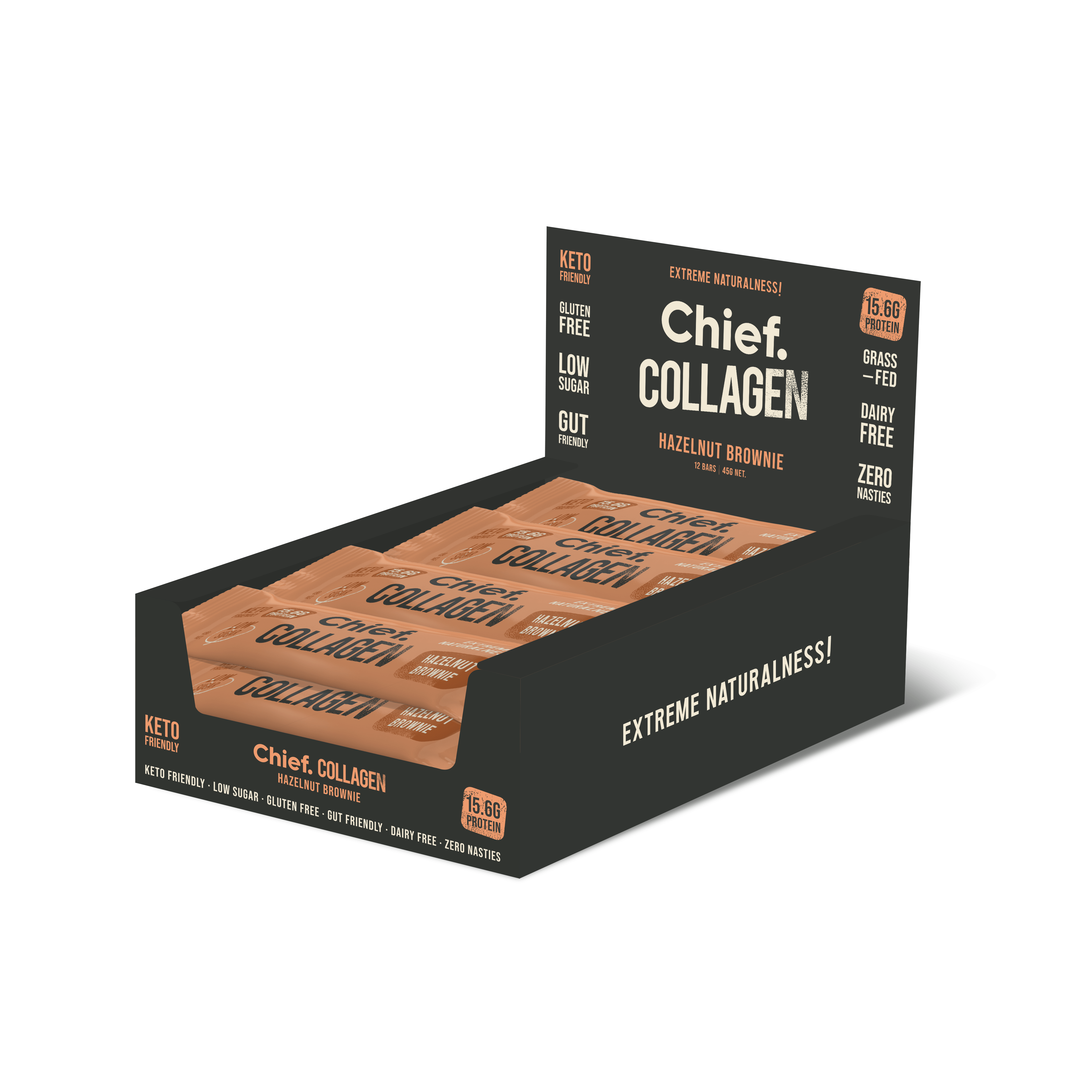 MeFitPro Chief Collagen Protein Bars (12 Bars)