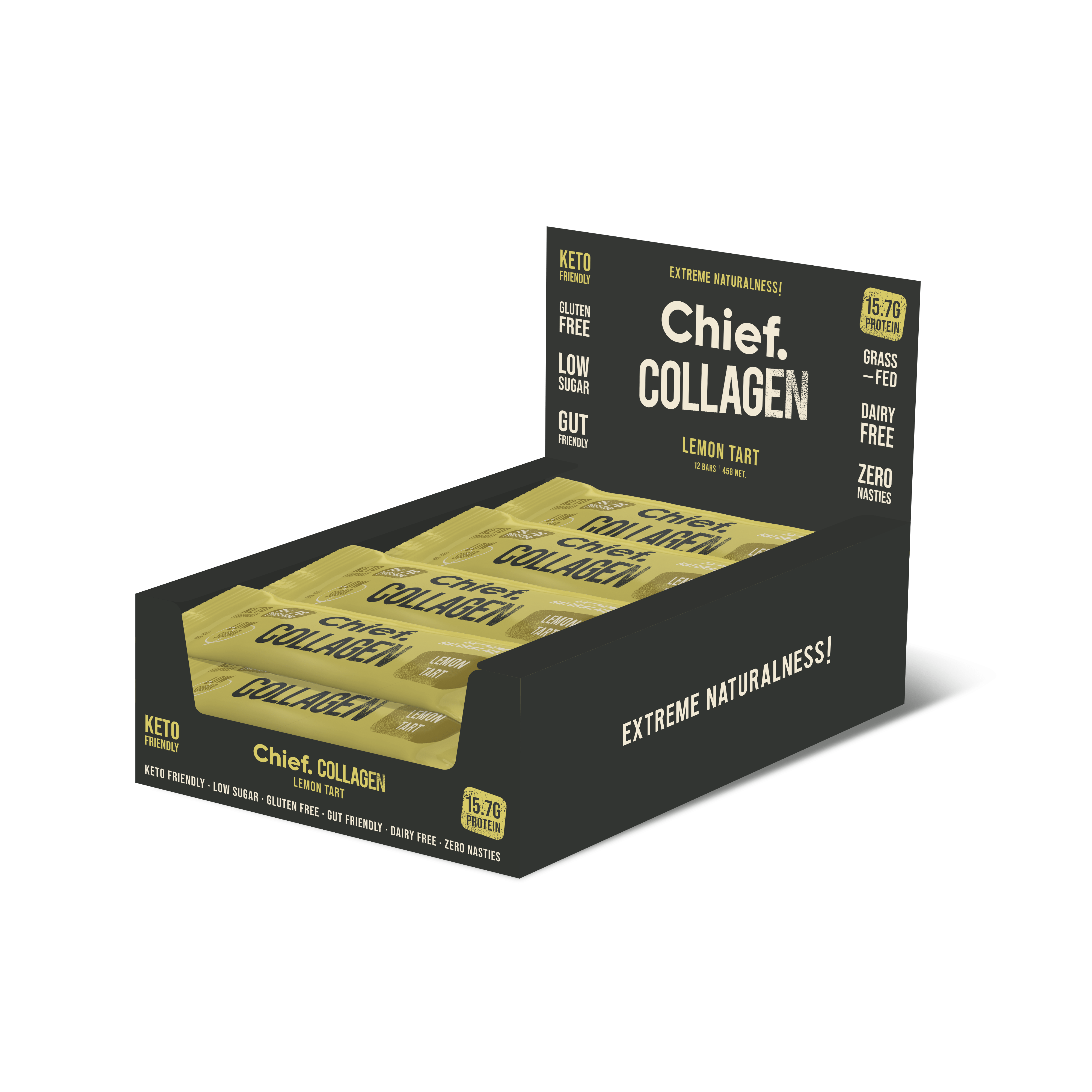 MeFitPro Chief Collagen Protein Bars (12 Bars)