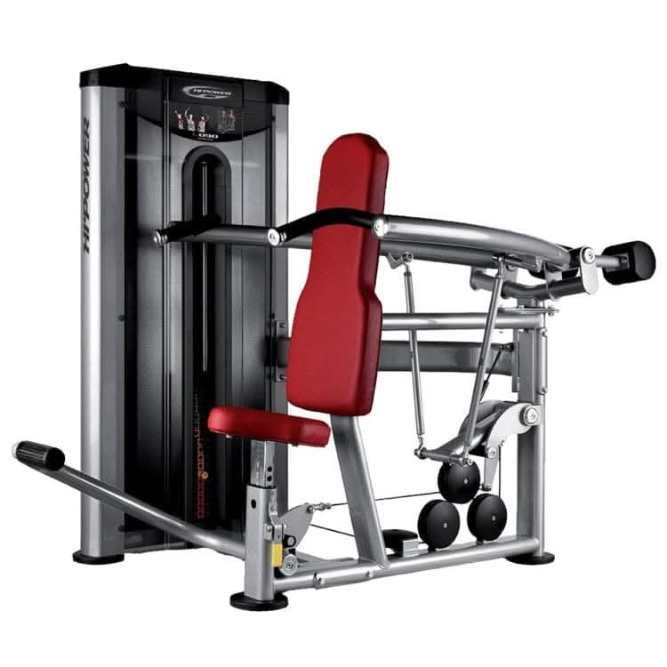 BH Fitness Shoulder Press Machine L090 – Silver | Strength Training Gym Equipment