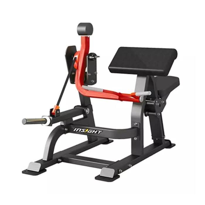 Insight Fitness Biceps Curl Machine DH021 – Black & Red | Arm Strength Workout Equipment