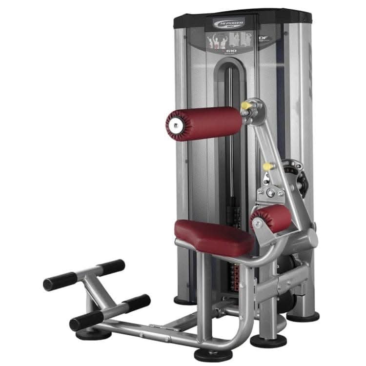 BH Fitness Abdominal & Lower Back Machine L610 – Silver | Core Training & Back Extension Machine