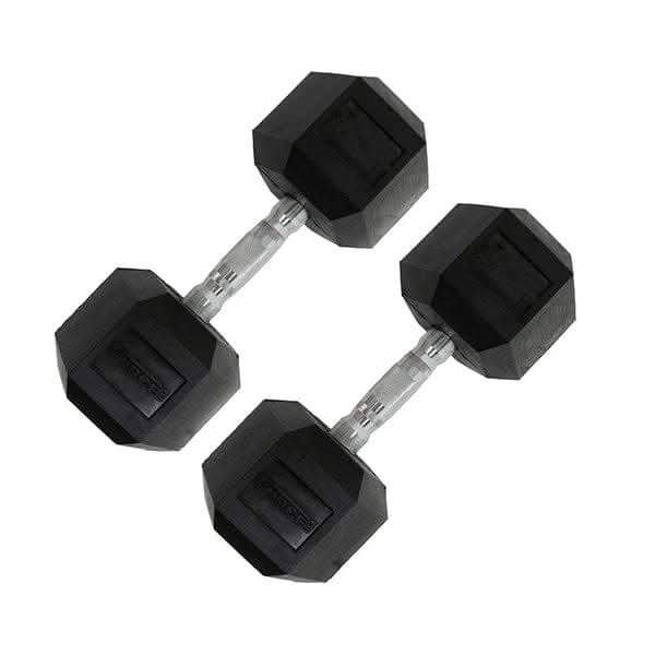 Force USA Rubber Hex Dumbbells