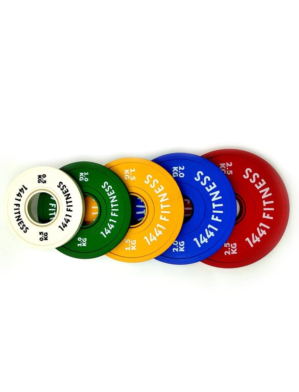 1441 Fitness Fractional Bumper Weight Plates 0.5 kg to 2.5 Kg - Sold as Per Piece