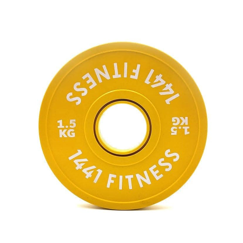 1441 Fitness Fractional Bumper Weight Plates 0.5 kg to 2.5 Kg - Sold as Per Piece 1.5 KG