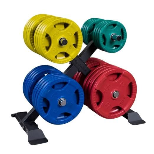 Body Solid GWT66 X-Factor Plate Tree – 1200LB Olympic Weight Storage Rack