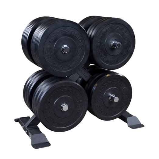 Body Solid GWT66 X-Factor Plate Tree – 1200LB Olympic Weight Storage Rack