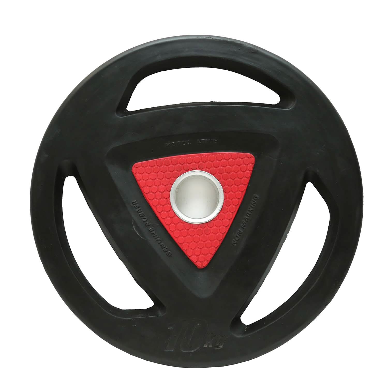 Harley Fitness Premium Rubber Coated Olympic Weight Plate, 2.5KG to 25KG 10.00 KG