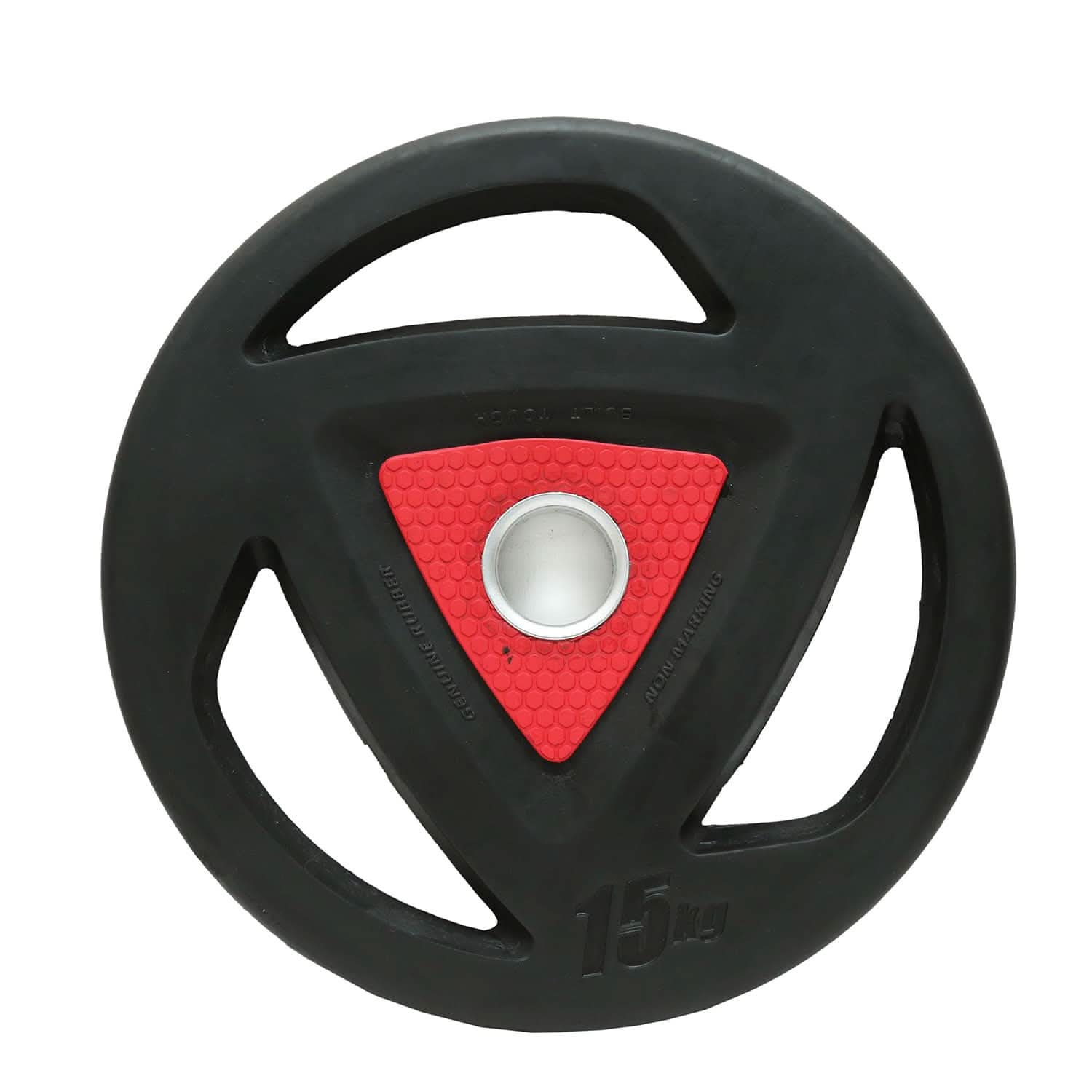 Harley Fitness Premium Rubber Coated Olympic Weight Plate, 2.5KG to 25KG 15.00 KG