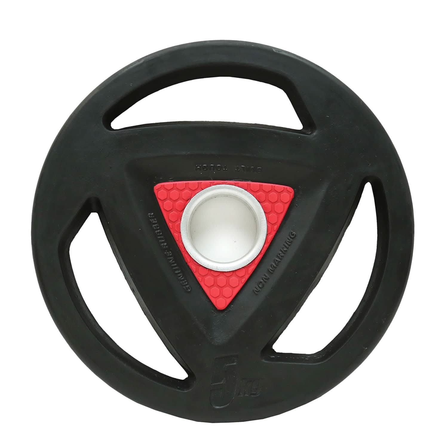 Harley Fitness Premium Rubber Coated Olympic Weight Plate, 2.5KG to 25KG 5.00 KG