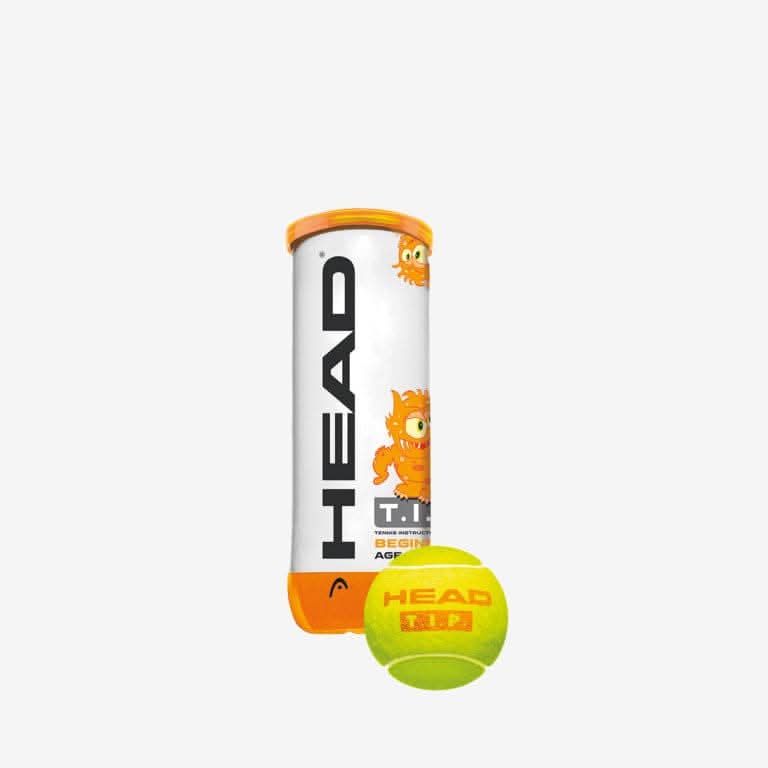 Head T.I.P. Orange 3 Tennis Balls Single Can