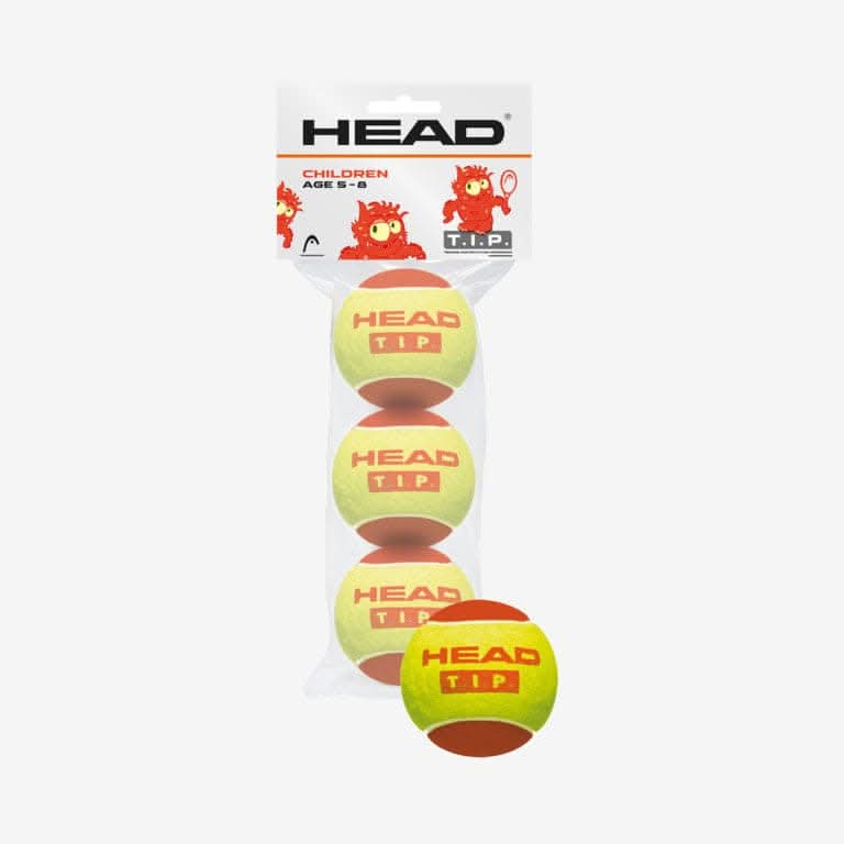 Head T.I.P. Red 3 Tennis Balls Single Can
