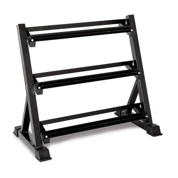 Combo MSF 2.5KG to 20KG Hex Dumbbell Set With Dumbbell Rack