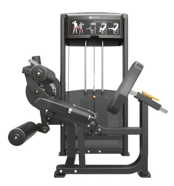 Impulse Fitness IF9328 Leg Extension / Leg Curl – Dual Function Quad & Hamstring Machine (Black)