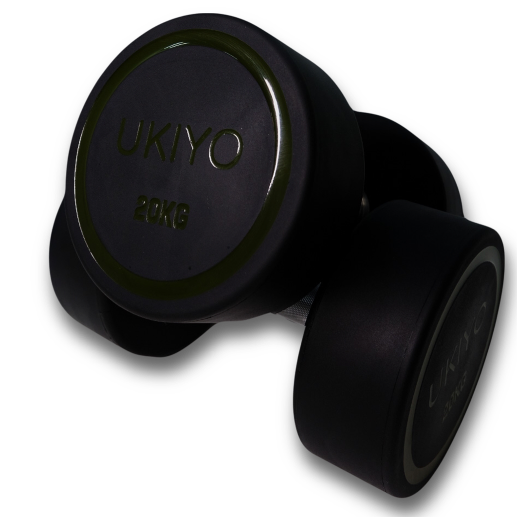 Ukiyo Premium Round Dumbbells, Sold as Pair