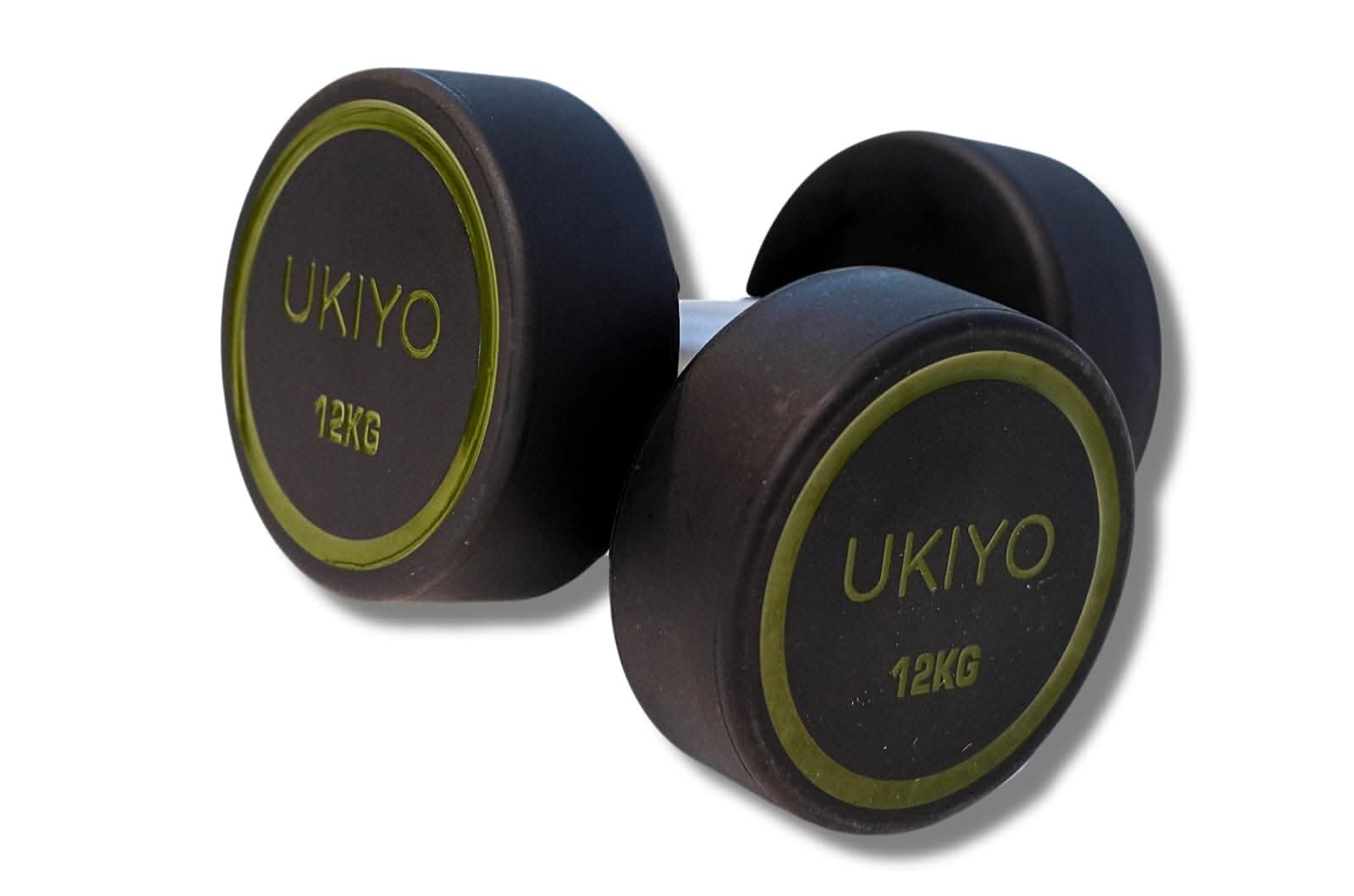Ukiyo Premium Round Dumbbells, Sold as Pair