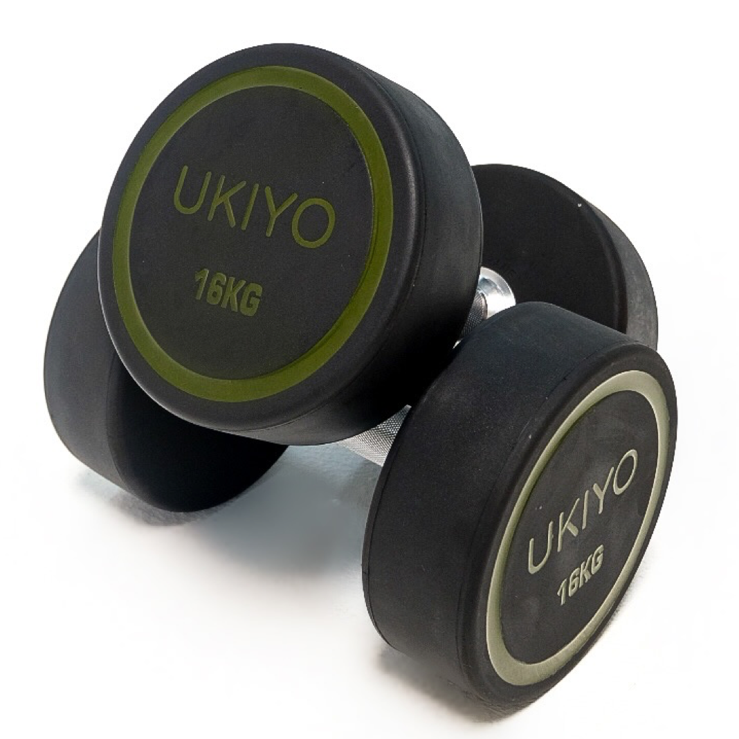 Ukiyo Premium Round Dumbbells, Sold as Pair