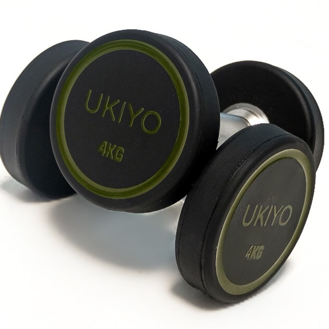 Ukiyo Premium Round Dumbbells, Sold as Pair